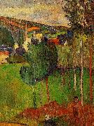 Paul Gauguin View of Pont-Aven from Lezaven Spain oil painting artist